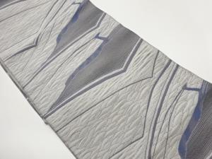 抽象動物模様織出し名古屋帯